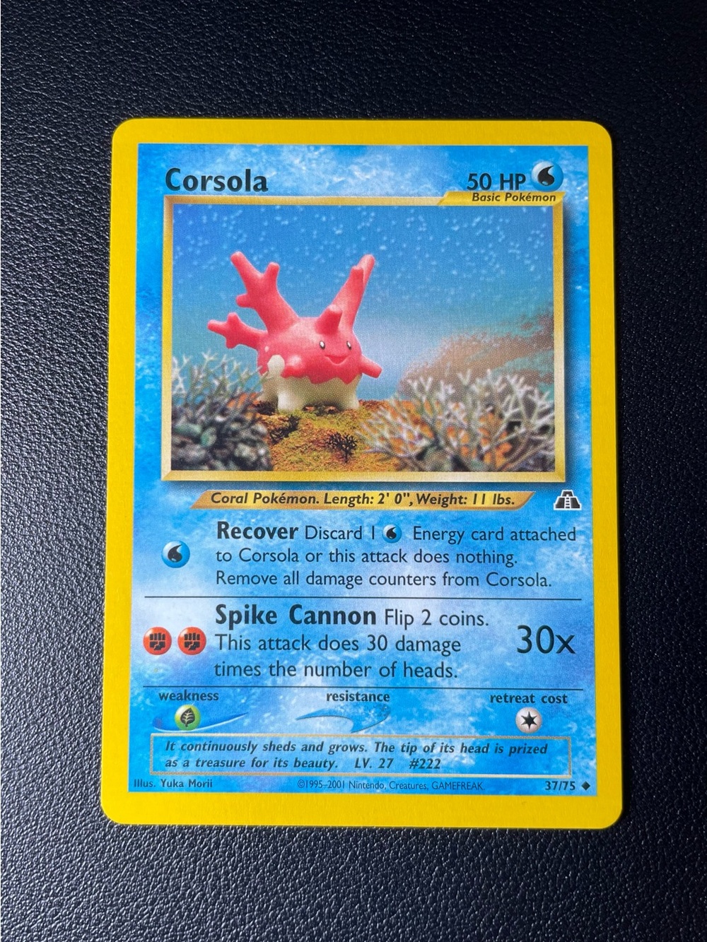 Corsola #37/Pokemon Neo Discovery